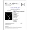 Image 3 : 14K White Gold 1.13ctw Fancy Color Diamond Pendant
