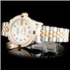 Image 2 : Rolex YG/SS DateJust 1.00ct Diamond Ladies Watch