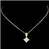 Image 2 : 18K Gold 0.50ctw Diamond Pendant
