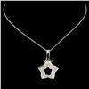 Image 2 : 18K Gold 0.62ctw Diamond Pendant