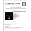 Image 3 : 18K Gold 0.62ctw Diamond Pendant
