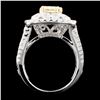 Image 3 : *GIA 18K Gold 2.74ctw Fancy Diamond Ring