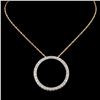 Image 2 : 14K Gold 0.80ctw Diamond Pendant