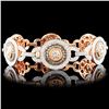 Image 2 : 18K Rose Gold 7.75ctw Diamond Bracelet