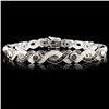 Image 1 : 14K Gold 2.47ctw Fancy Color Diamond Bracelet