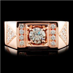 14K Gold 0.84ctw Fancy Diamond Ring