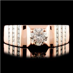 14K Gold 0.84ctw Diamond Ring