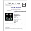 Image 3 : 18K White Gold 1.29ct Emerald & 2.30ct Diamond Ear
