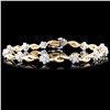 Image 1 : 14K Gold 1.00ctw Diamond Bracelet