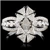 Image 1 : 18K Gold 1.26ctw Diamond Ring