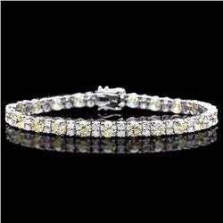 ^18k White Gold 12.5ct Diamond Bracelet