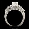 Image 3 : Platinum 1.35ctw Diamond Ring