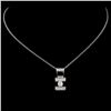 Image 2 : 14K Gold 0.34ctw Diamond Pendant
