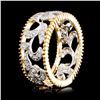 Image 1 : 14K Gold 0.39ctw Diamond Ring