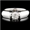 Image 1 : 18K Gold 0.55ct Diamond Ring