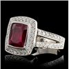 Image 2 : 14K Yellow Gold 3.48ct Rubellite & 1.41ct Diamond