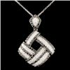 Image 1 : 14K Gold 1.63ctw Fancy Color Diamond Pendant