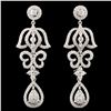 Image 1 : 14K Gold 1.77ctw Diamond Earrings