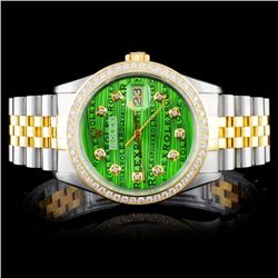Rolex DateJust 1.00ct Diamond Wristwatch