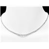 Image 3 : ^18k White Gold 9.20ct Diamond Necklace