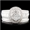 Image 1 : 14K Gold 1.25ctw Diamond Ring