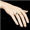 Image 3 : 14K Gold 1.24ct Tourmaline & 0.37ctw Diamond Ring