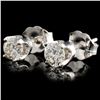 Image 2 : 14K Gold 0.66ctw Diamond Earrings