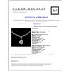 Image 3 : 14K White Gold 3.70ctw Diamond Necklace