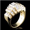 Image 1 : 14K Yellow Gold 2.60ctw Diamond Ring