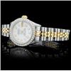 Image 2 : Rolex YG/SS DateJust Ladies 1.00ct Diamond Watch