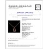 Image 3 : 14K Rose Gold 0.62ctw Fancy Color Diamond Pendant
