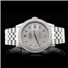 Image 1 : Rolex SS DateJust Men's 1.35ct Diamond Wristwatch