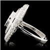 Image 3 : 18K Gold 3.78ctw Diamond Ring