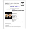 Image 3 : 14K Gold 1.29ctw Fancy Diamond Earrings
