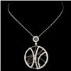 Image 2 : 14K Gold 1.02ctw Fancy Color Diamond Pendant