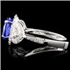 Image 3 : 18K Gold 2.53ct Tanzanite & 0.90ctw Diamond Ring