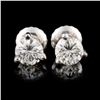Image 1 : 14K Gold 0.72ctw Diamond Earrings
