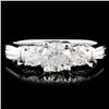 Image 1 : 14K Gold 0.98ctw Diamond Ring