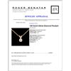 Image 3 : 14K Gold 0.30ctw Diamond Pendant