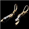 Image 2 : 14K Gold 0.50ctw Diamond Earrings