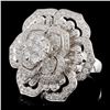 Image 2 : 18K White Gold 2.01ctw Diamond Ring