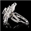 Image 3 : 18K White Gold 2.01ctw Diamond Ring