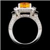 Image 3 : 18K White Gold 2.23ct Sapphire & 1.43ct Diamond Ri