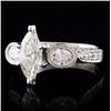 Image 2 : 18K White Gold 2.22ctw Diamond Ring