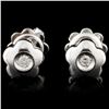 Image 1 : 14K Gold 0.07ctw Diamond Earrings
