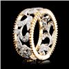 Image 1 : 14K Gold 0.39ctw Diamond Ring