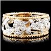 Image 2 : 14K Gold 0.39ctw Diamond Ring