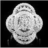 Image 1 : 18K White Gold 2.02ct Diamond Ring