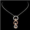 Image 2 : 14K Gold 0.66ctw Fancy Diamond Pendant