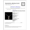 Image 3 : 14K Gold 0.66ctw Fancy Diamond Pendant